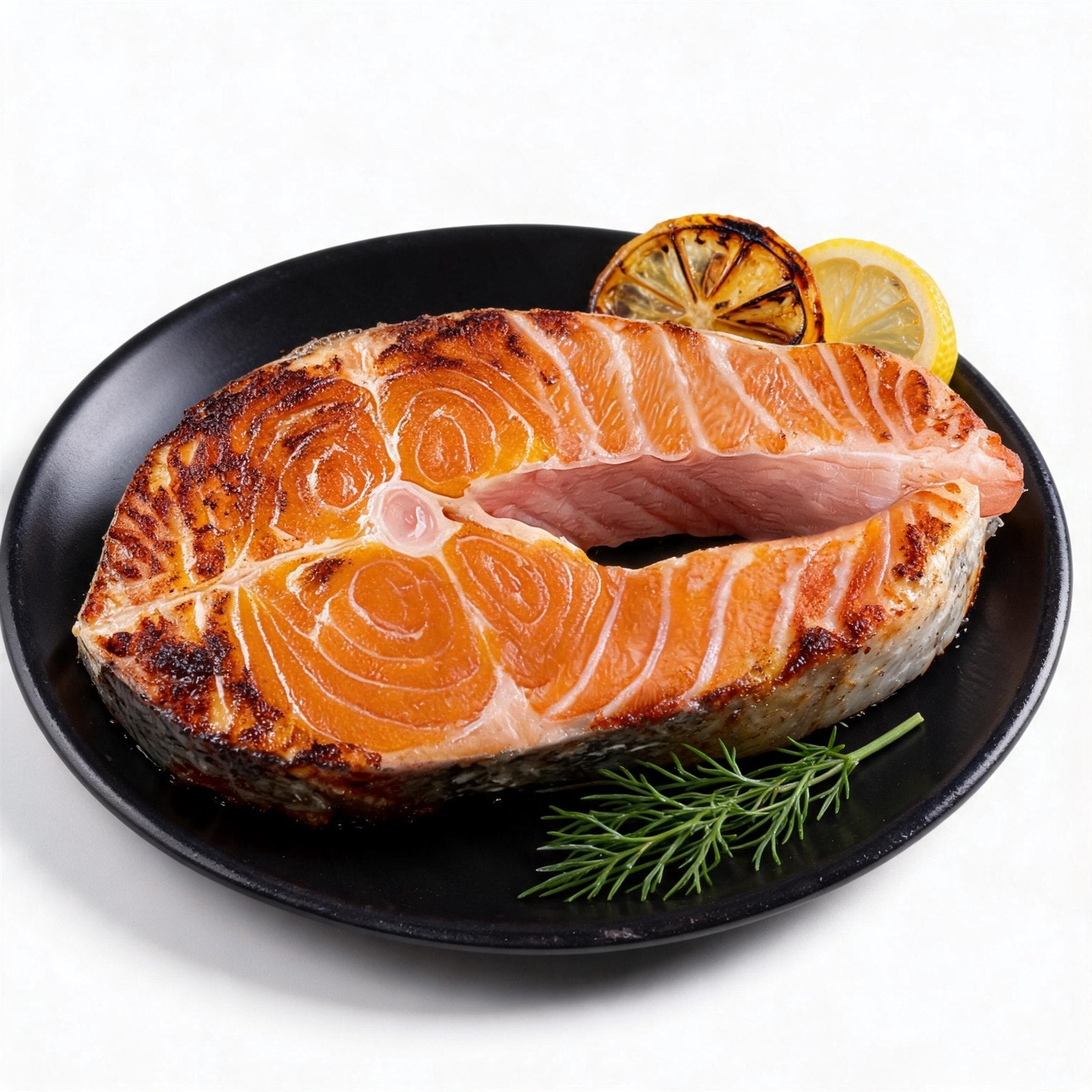 Grilled Salmon Steak: Premium Quality, Perfectly Cooked